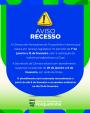 Aviso de recesso